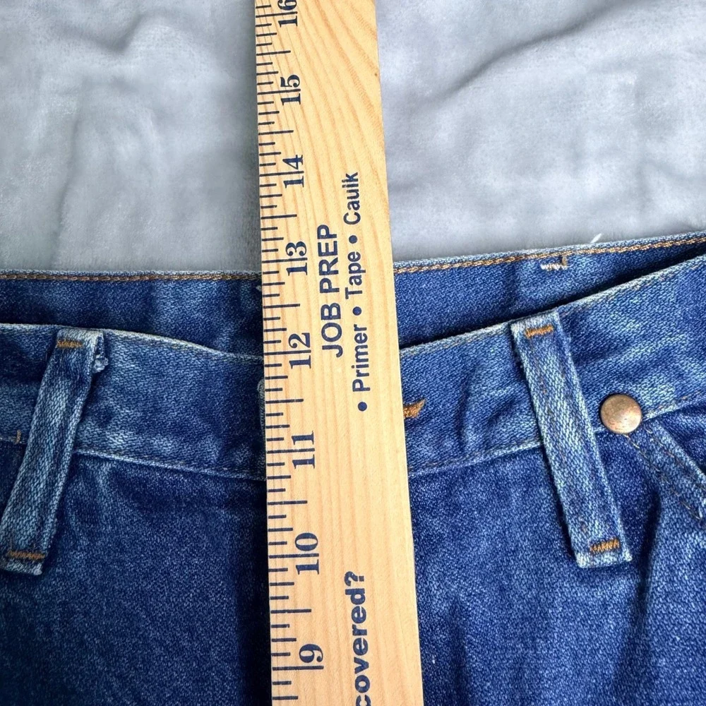 Wrangler 936PWD Cowboy Cut Slim Fit Jeans Men 32x32 Blue Rigid Denim 100% Cotton